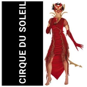 “Diabla” Sexy Red Dress Cirque du Soleil Costume